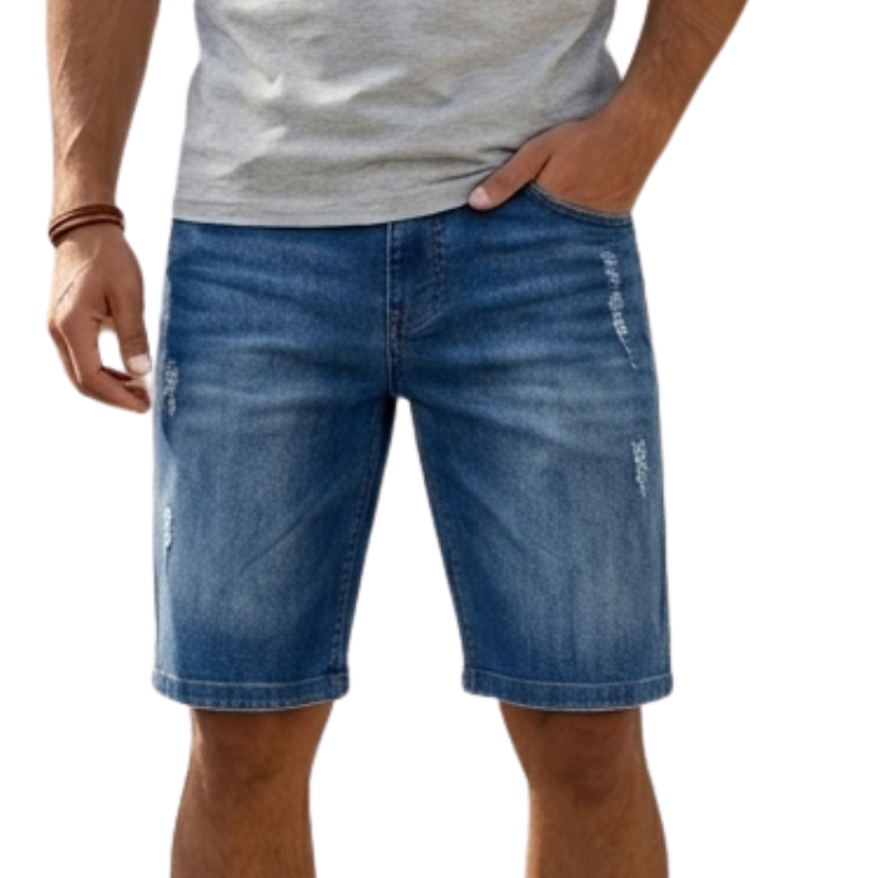 BERMUDA JEANS MASCULINA