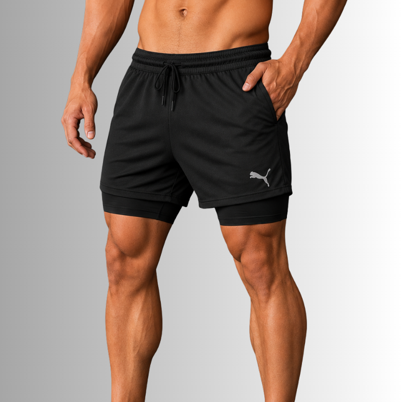 SHORT DRI FIT COM COMPRESSÃO