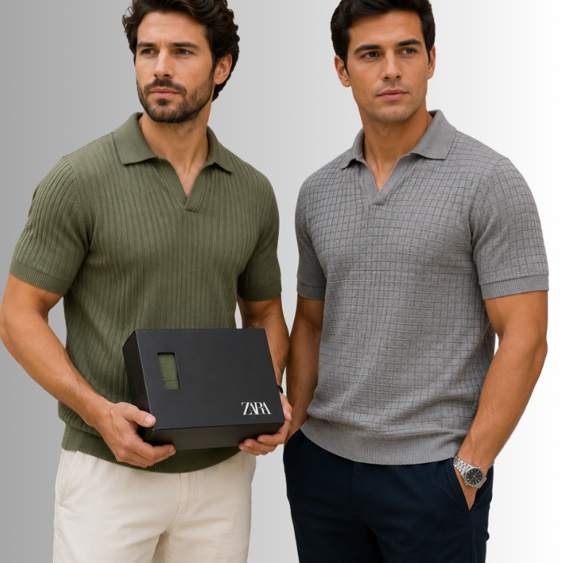 CAMISA POLO ITALIANA TRICOT  ZARA