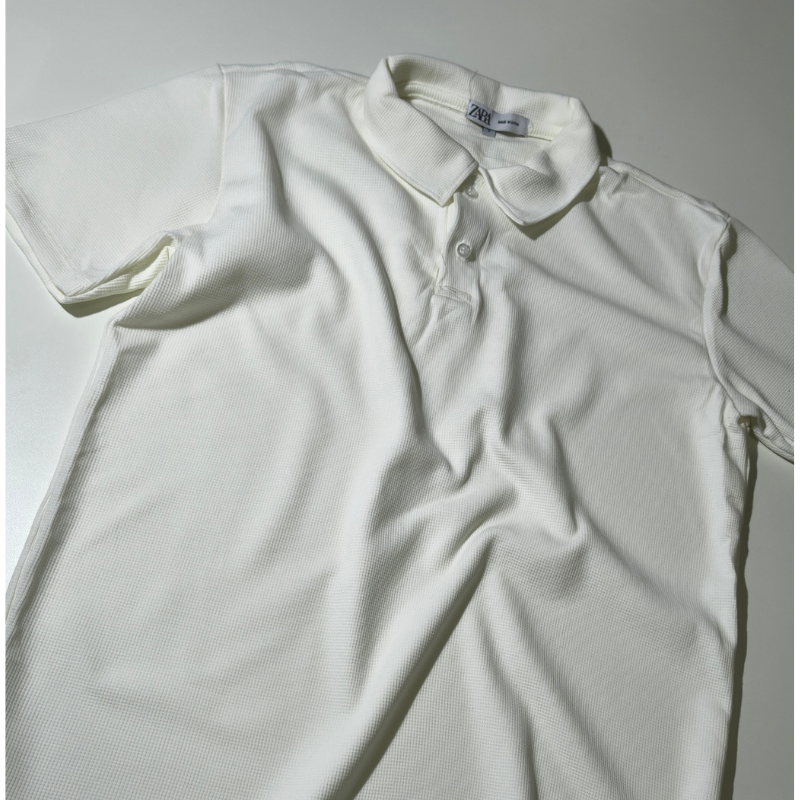 CAMISA POLO ZARA TEXTURIZADA WAFFLE COM ELASTANO - Imagem 11