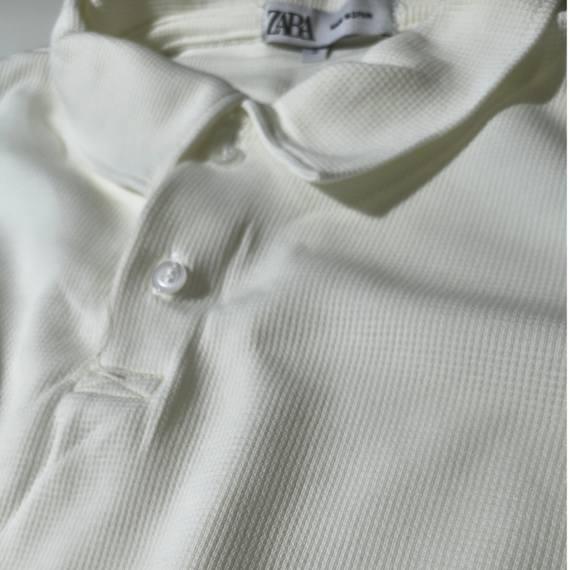 CAMISA POLO ZARA TEXTURIZADA WAFFLE COM ELASTANO - Imagem 12