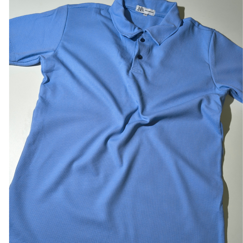 CAMISA POLO ZARA TEXTURIZADA WAFFLE COM ELASTANO - Imagem 13
