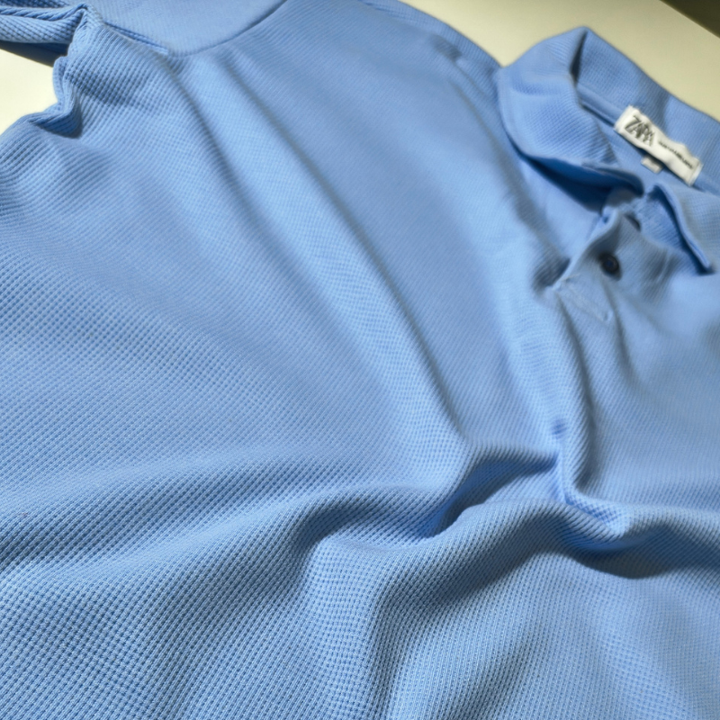 CAMISA POLO ZARA TEXTURIZADA WAFFLE COM ELASTANO - Imagem 14