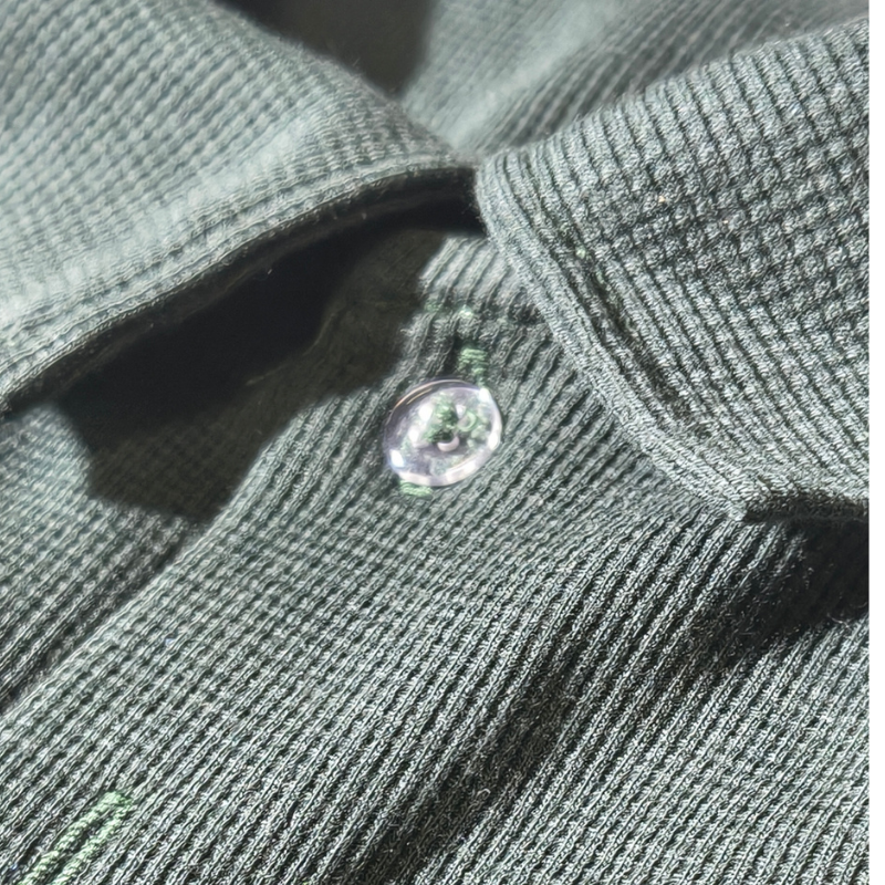 CAMISA POLO ZARA TEXTURIZADA WAFFLE COM ELASTANO - Imagem 7